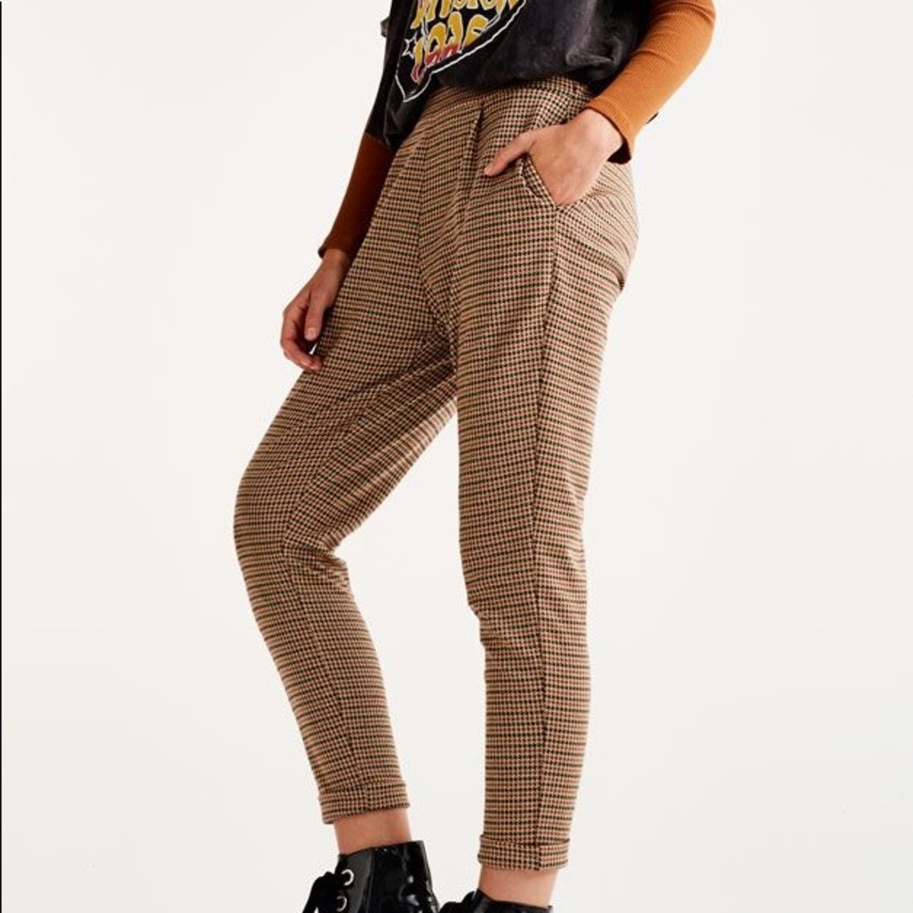 Houndstooth pull&bear casual pants